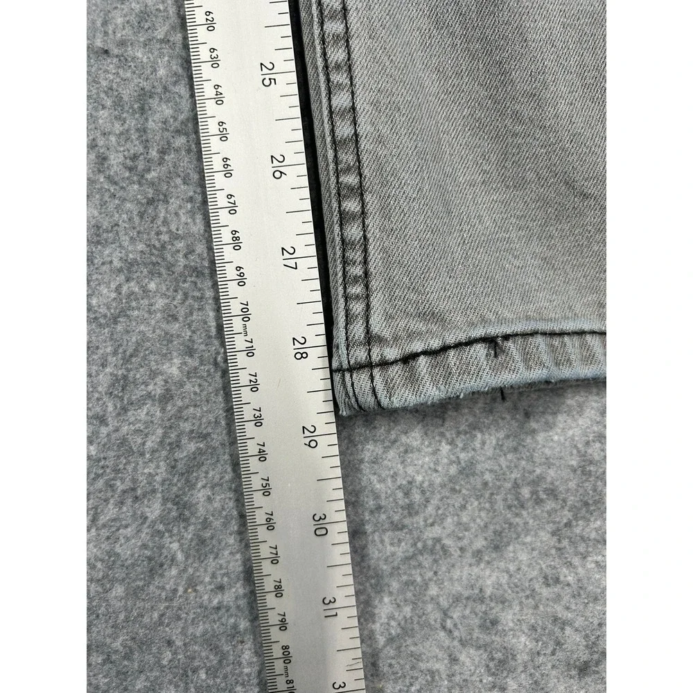 Levis 514 Denim Jeans Mens 36x30 Fits 36x29 Gray Straight Leg Casual Pants